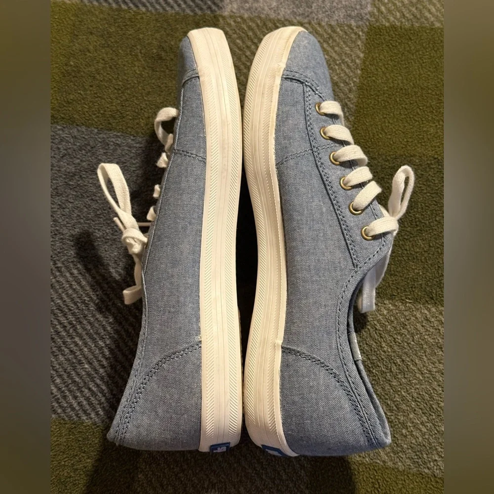 Women’s Keds Sneakers Chambray Light Blue: Size 8.5M - Picture 3 of 9
